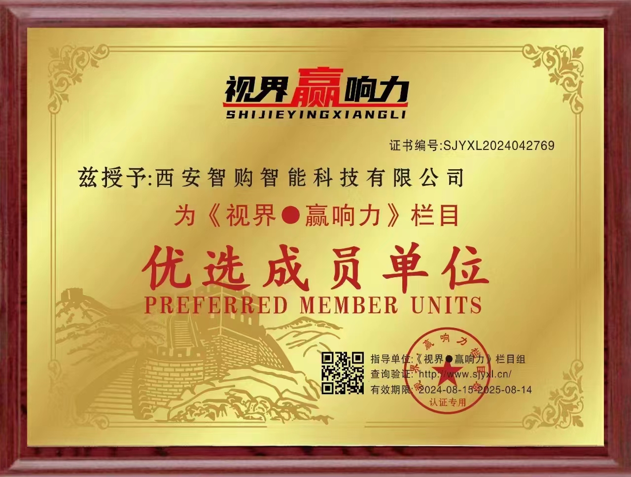 視界贏響力優(yōu)秀成員